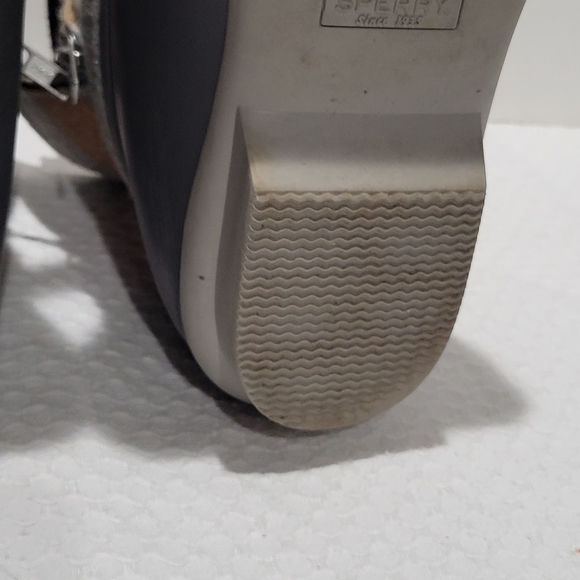 Sperry Top sider  womens 10 M wool rain duck grey ankle zip boots - Picture 7 of 12